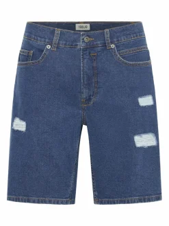 Solid Jeans<Herren Jeans Shorts - SDMITC denim uni