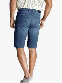 Jan Vanderstorm Hosen<Herren Jeansbermuda - DITMANN blau uni
