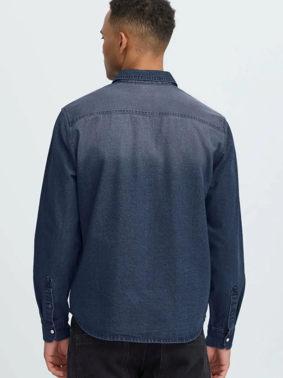 BLEND Hemden<Herren Jeanshemd - BHDARGO denim uni