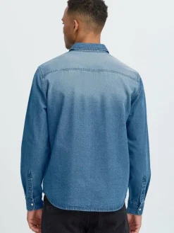 Herren BLEND Hemden>Herren Jeanshemd - BHDARGO
