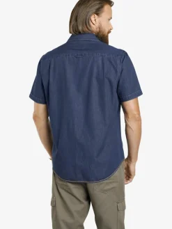 Jan Vanderstorm Hemden<Herren Jeanshemd - JOAR blau uni