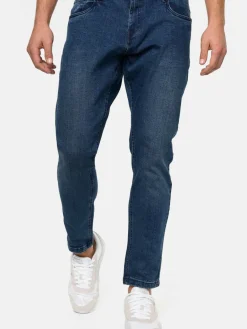 Indicode Jeans<Herren Jeanshose - Daddy blau uni