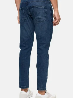 Indicode Jeans<Herren Jeanshose - Daddy blau uni