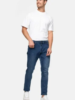 Indicode Jeans<Herren Jeanshose - Daddy blau uni