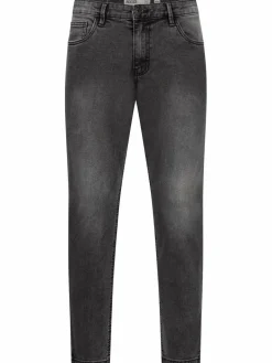 Indicode Jeans<Herren Jeanshose - Daddy schwarz uni