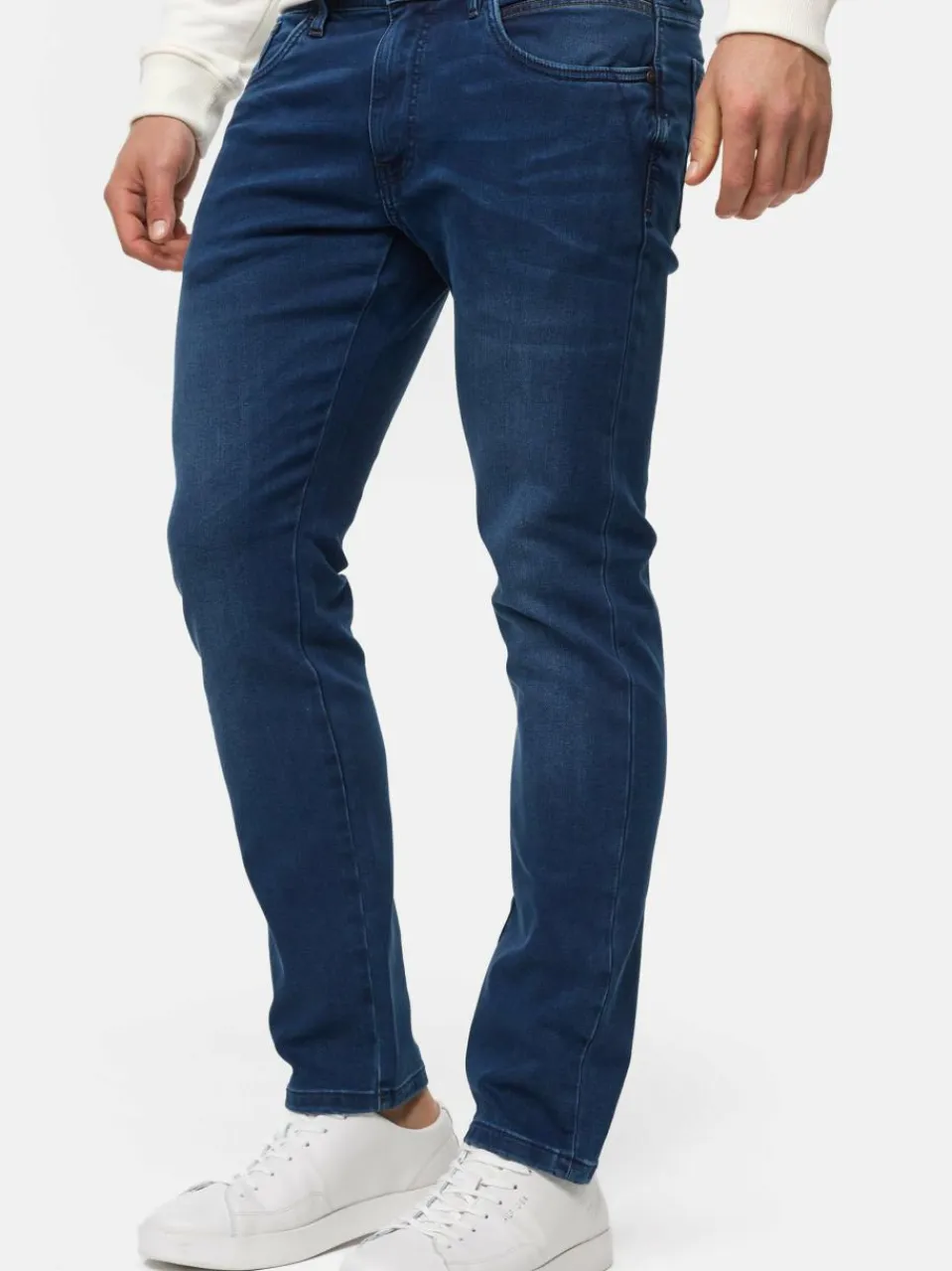 Indicode Jeans<Herren Jeanshose - INCoil denim blau uni