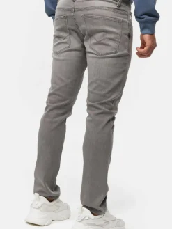 Indicode Jeans<Herren Jeanshose - INCoil grau uni