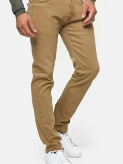 Indicode Jeans<Herren Jeanshose - INSamario braun uni