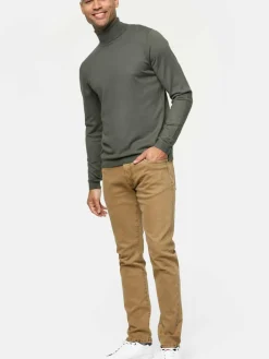 Indicode Jeans<Herren Jeanshose - INSamario braun uni