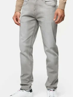Indicode Jeans<Herren Jeanshose - INSantino hellgrau grau uni