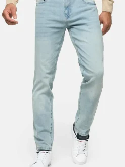 Indicode Jeans<Herren Jeanshose - INSantino hellblau blue stone uni