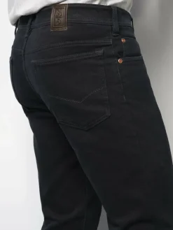 MEYER Jeans<Herren Jeanshose - M5 Five Pocket schwarz uni