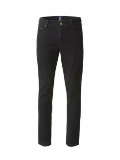 MEYER Jeans<Herren Jeanshose - M5 Five Pocket schwarz uni