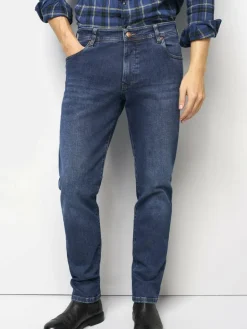 MEYER Jeans<Herren Jeanshose - M5 Five Pocket blau uni