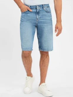 Calvin Klein Jeans Jeans<Herren Jeansshorts light stone uni
