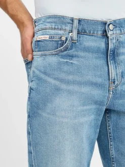 Calvin Klein Jeans Jeans<Herren Jeansshorts light stone uni