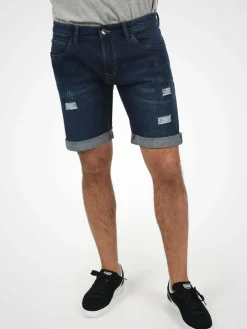 Indicode Jeans<Herren Jeansshorts - IDHallow blau uni