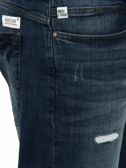 Indicode Jeans<Herren Jeansshorts - IDHallow blau uni