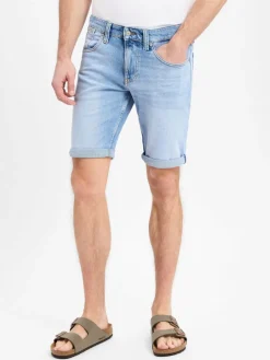 Herren Tommy Jeans Hosen>Herren Jeansshorts - Ronnie