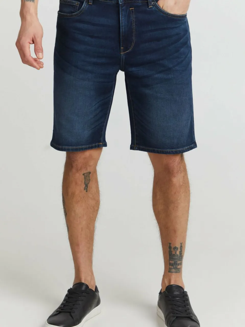 Solid Jeans<Herren Jeansshorts - SDBrent dark stone uni