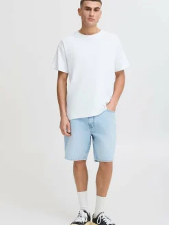 Solid Jeans<Herren Jeansshorts - SDRYAN hellblau uni