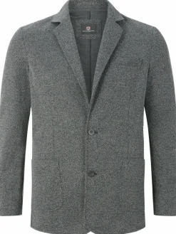 Jan Vanderstorm Sakkos<Herren Jersey-Sakko - ALBIN grau melange uni