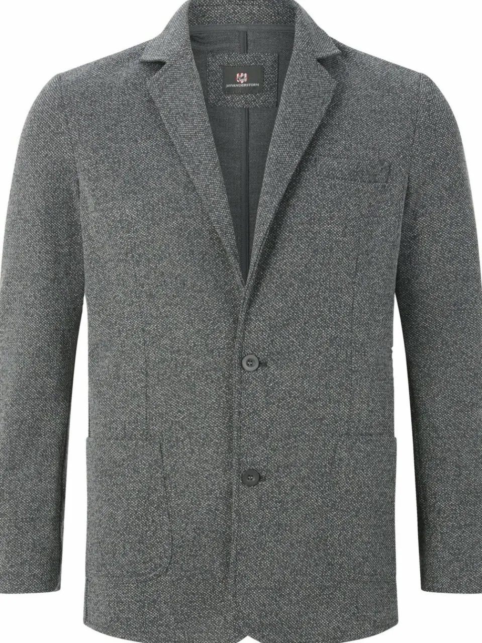 Jan Vanderstorm Sakkos<Herren Jersey-Sakko - ALBIN grau melange uni