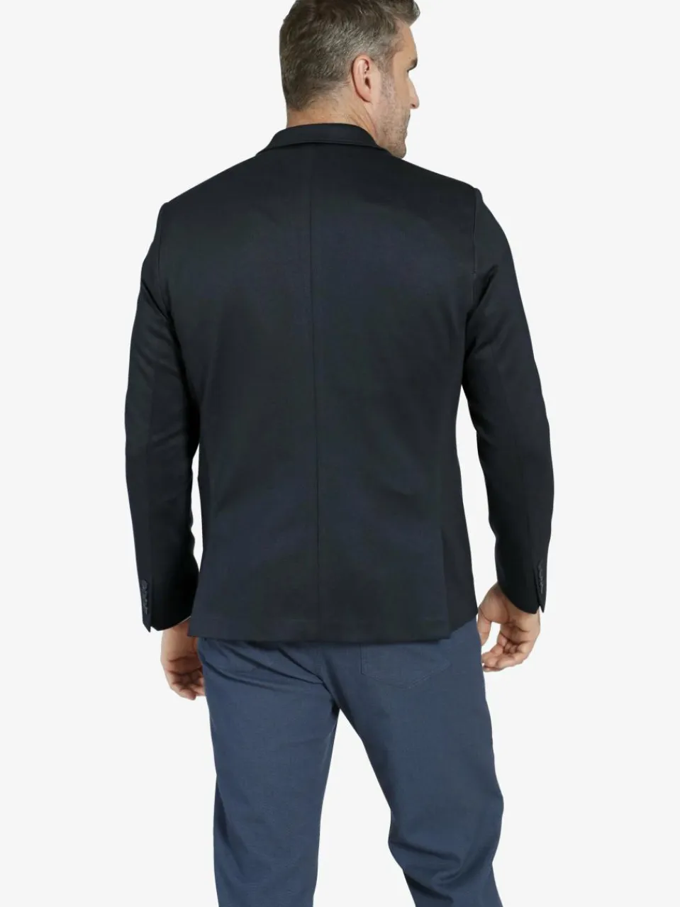 Charles Colby Sakkos<Herren Jersey-Sakko - SIR STANLEY blau uni