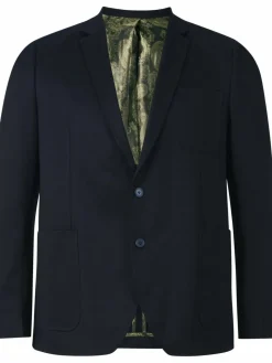 Charles Colby Sakkos<Herren Jersey-Sakko - SIR STANLEY blau uni