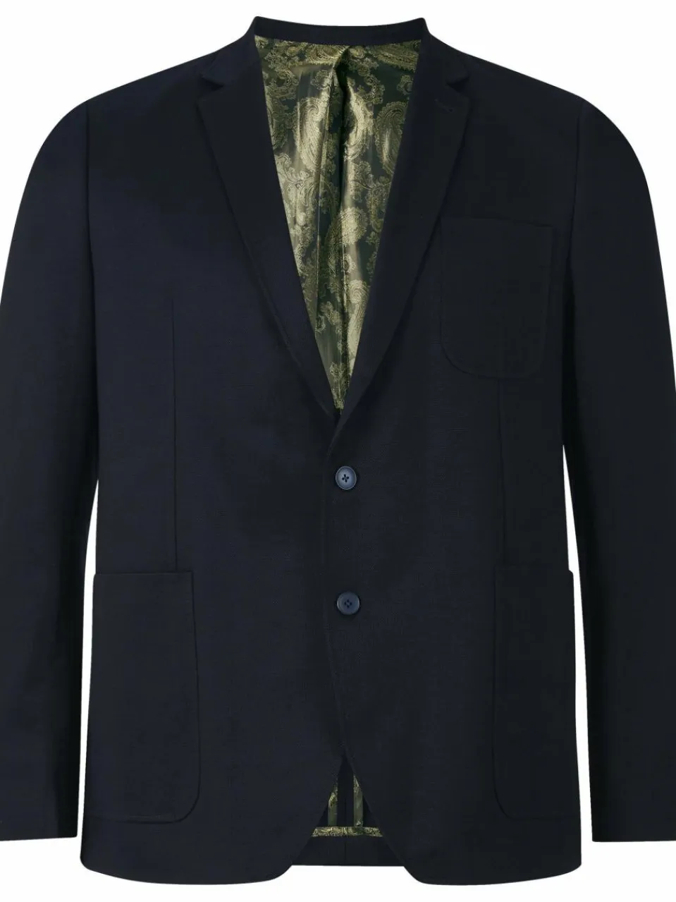 Charles Colby Sakkos<Herren Jersey-Sakko - SIR STANLEY blau uni