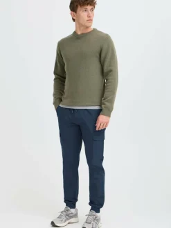 BLEND Hosen<Herren Jogginghose - BHTino blau uni