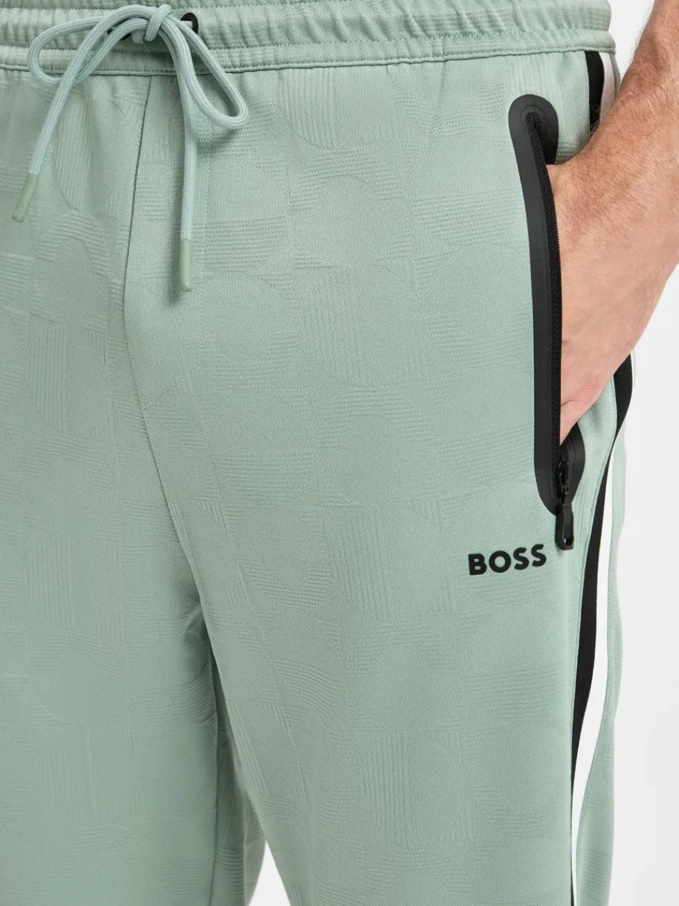 Herren BOSS Green Hosen>Herren Jogginghose - Hover Striped C