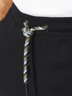 Jan Vanderstorm Hosen<Herren Jogginghose - ROLFSTAD schwarz bedruckt