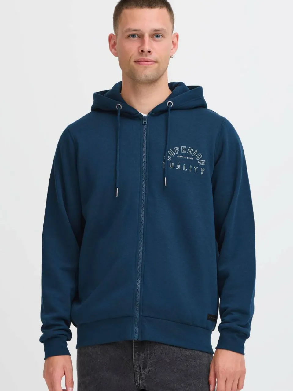 Herren BLEND Sweatshirts & Sweatjacken>Herren Kapuzenfleecejacke - BHSunic