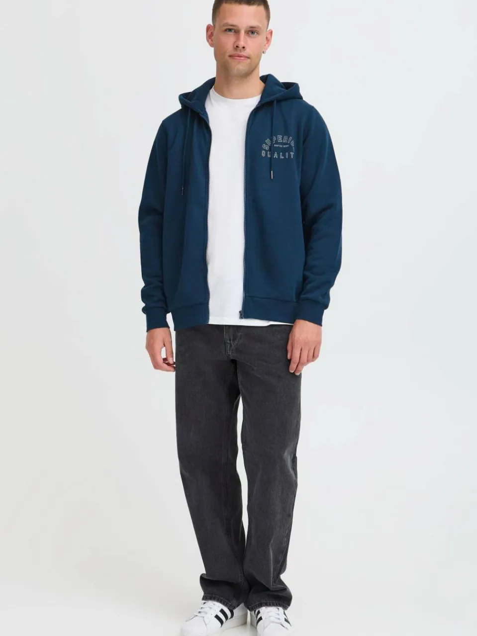 Herren BLEND Sweatshirts & Sweatjacken>Herren Kapuzenfleecejacke - BHSunic