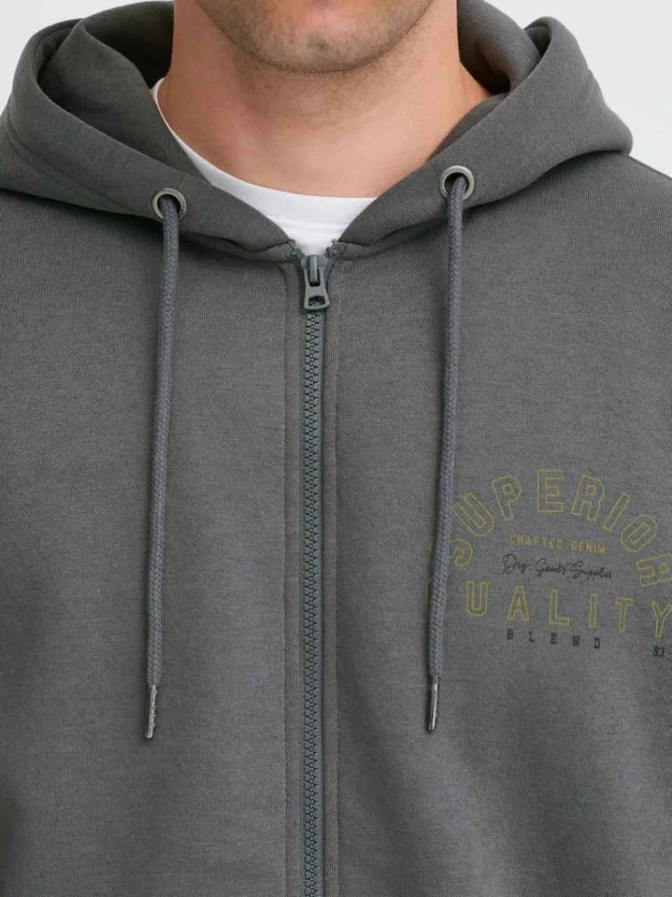 Herren BLEND Sweatshirts & Sweatjacken>Herren Kapuzenfleecejacke - BHSunic