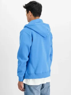 Alpha Industries Sweatshirts & Sweatjacken<Herren Kapuzenjacke blau uni