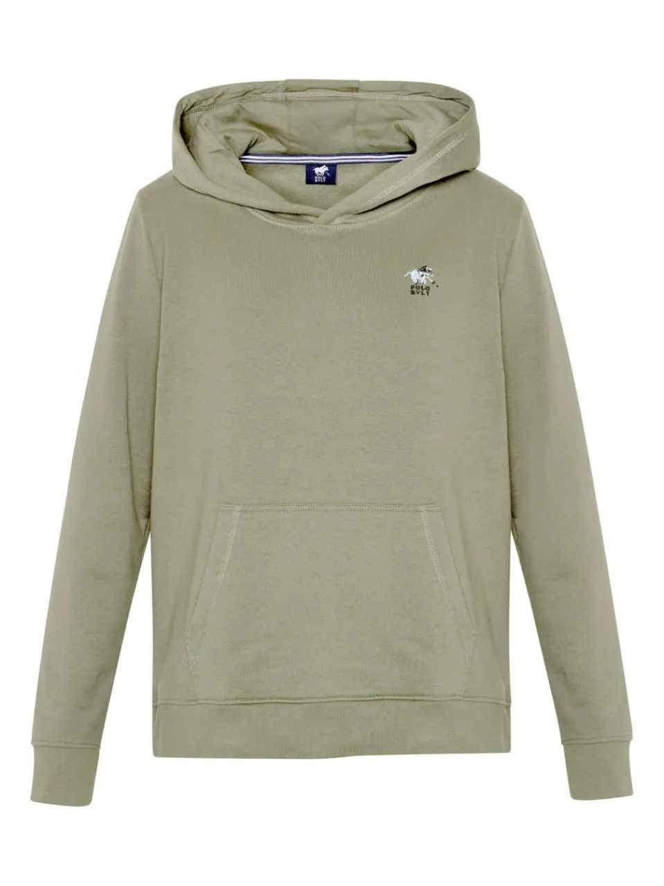 Polo Sylt Sweatshirts & Sweatjacken<Herren Kapuzenpullover grün uni