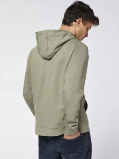 Polo Sylt Sweatshirts & Sweatjacken<Herren Kapuzenpullover grün uni