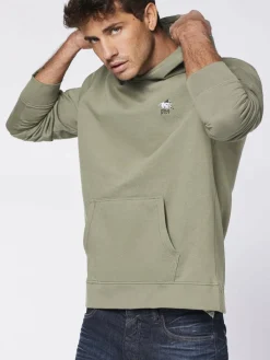 Polo Sylt Sweatshirts & Sweatjacken<Herren Kapuzenpullover grün uni