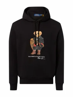 Polo Ralph Lauren Sweatshirts & Sweatjacken<Herren Kapuzenpullover schwarz braun bedruckt