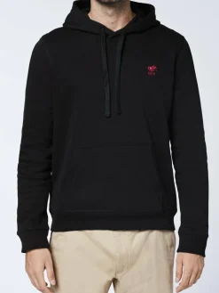 Polo Sylt Sweatshirts & Sweatjacken<Herren Kapuzenpullover schwarz uni