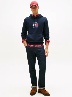 Tommy Hilfiger Sweatshirts & Sweatjacken<Herren Kapuzenpullover marine uni