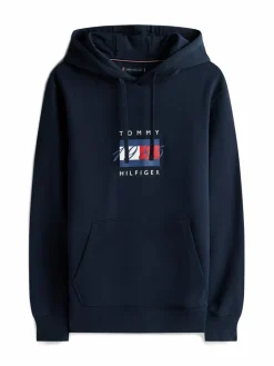 Tommy Hilfiger Sweatshirts & Sweatjacken<Herren Kapuzenpullover marine uni
