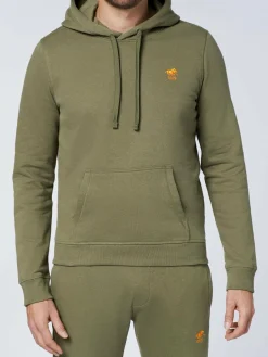 Polo Sylt Sweatshirts & Sweatjacken<Herren Kapuzenpullover grün oliv uni