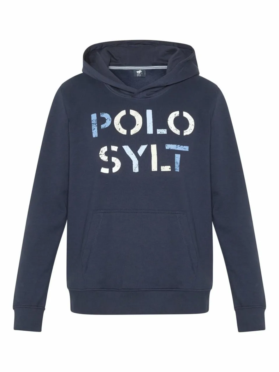 Polo Sylt Sweatshirts & Sweatjacken<Herren Kapuzenpullover marine blau bedruckt