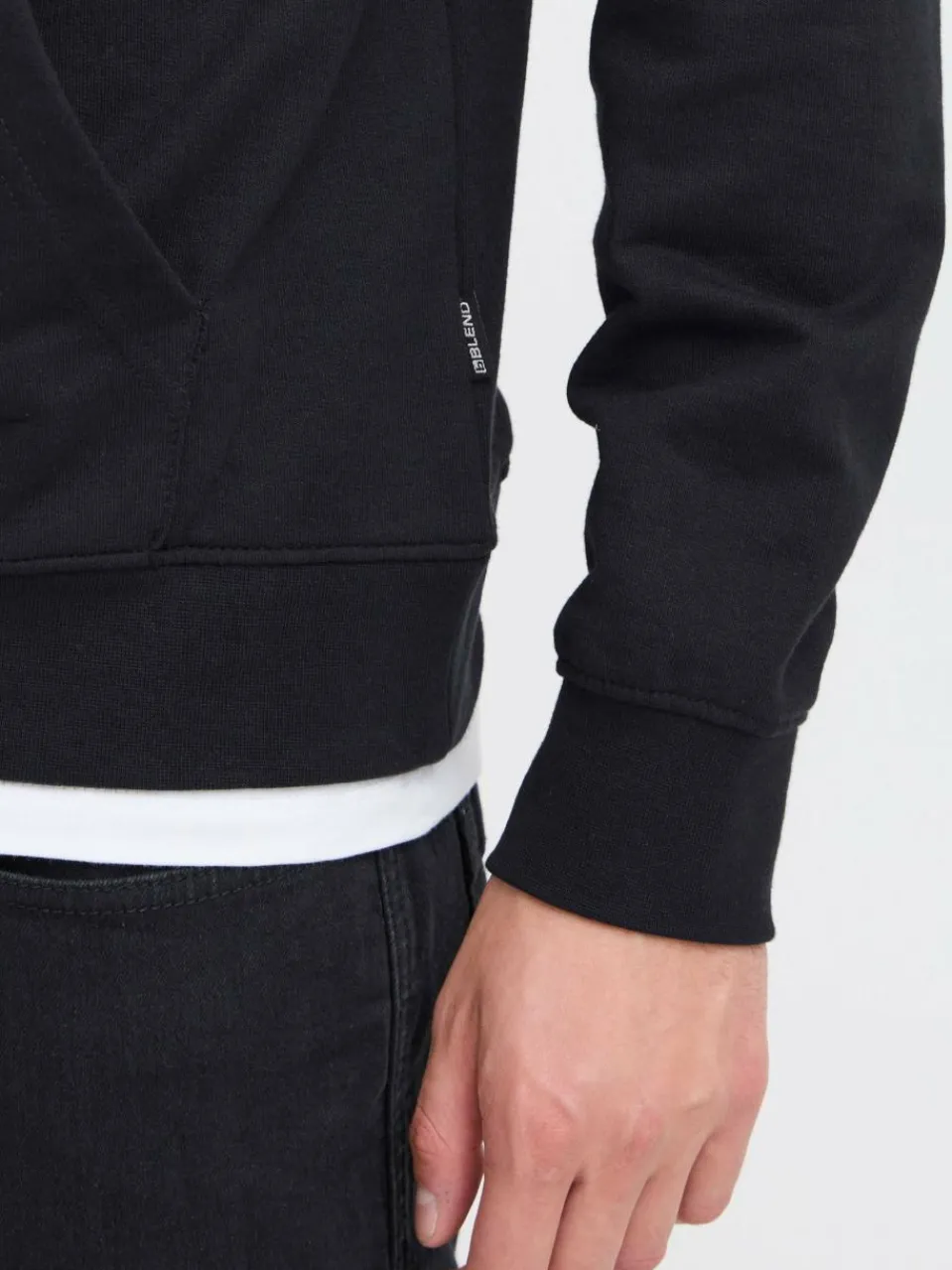 BLEND Sweatshirts & Sweatjacken<Herren Kapuzenpullover - BHBrody schwarz uni