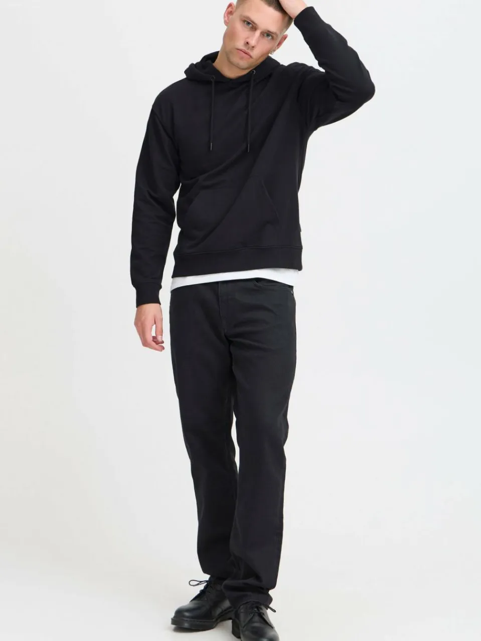 BLEND Sweatshirts & Sweatjacken<Herren Kapuzenpullover - BHBrody schwarz uni