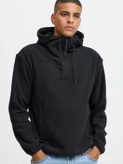 BLEND Sweatshirts & Sweatjacken<Herren Kapuzenpullover - BHSweatshirt schwarz uni