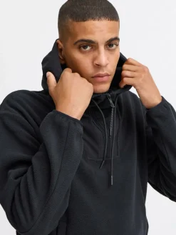 BLEND Sweatshirts & Sweatjacken<Herren Kapuzenpullover - BHSweatshirt schwarz uni